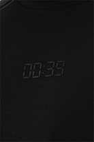 Bisiklet Yaka 00:39 Baskılı Modal Erkek T-Shirt