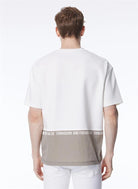 GMG Firenze-Bisiklet Yaka Arka Eteği Garnili Oversize T-Shirt-T-Shirts-6-Milagron.com