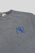 Bisiklet Yaka Arkası Enjeksiyon Baskı %100 Pamuk Oversize Erkek T-Shirt
