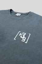 Bisiklet Yaka Arkası Enjeksiyon Baskı %100 Pamuk Oversize Erkek T-Shirt
