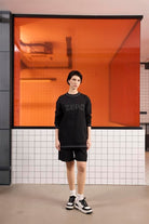 GMG Firenze-Bisiklet Yaka Baskı Detaylı Regular Fit Erkek Sweatshirt-SWEATSHIRT-11-Milagron.com