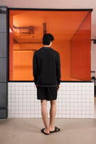 GMG Firenze-Bisiklet Yaka Baskı Detaylı Regular Fit Erkek Sweatshirt-SWEATSHIRT-15-Milagron.com