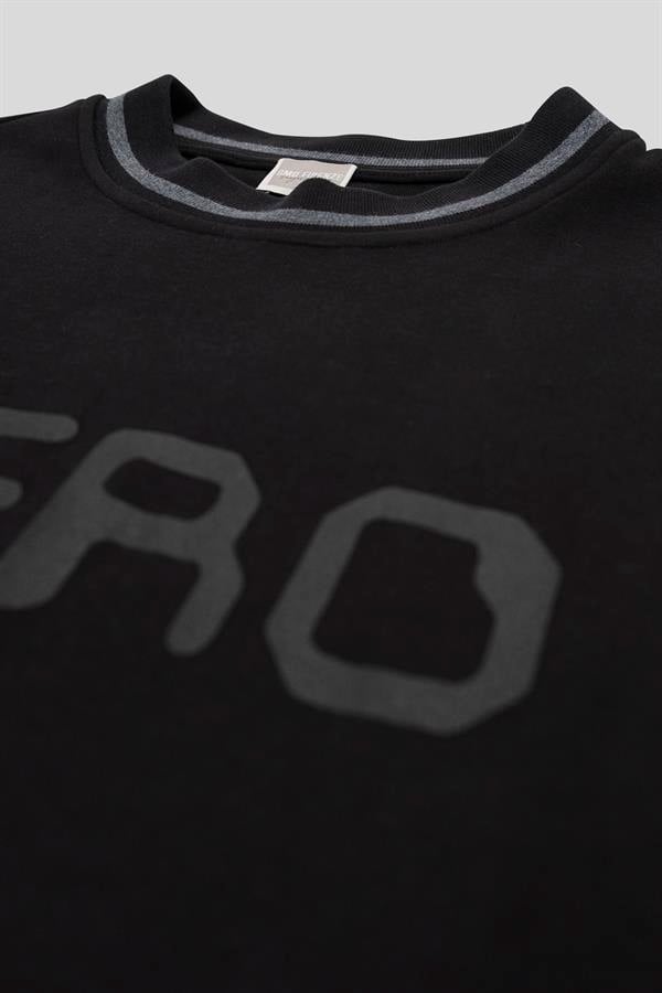 GMG Firenze-Bisiklet Yaka Baskı Detaylı Regular Fit Erkek Sweatshirt-SWEATSHIRT-17-Milagron.com