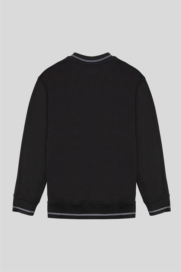GMG Firenze-Bisiklet Yaka Baskı Detaylı Regular Fit Erkek Sweatshirt-SWEATSHIRT-18-Milagron.com