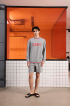 GMG Firenze-Bisiklet Yaka Baskı Detaylı Regular Fit Erkek Sweatshirt-SWEATSHIRT-2-Milagron.com