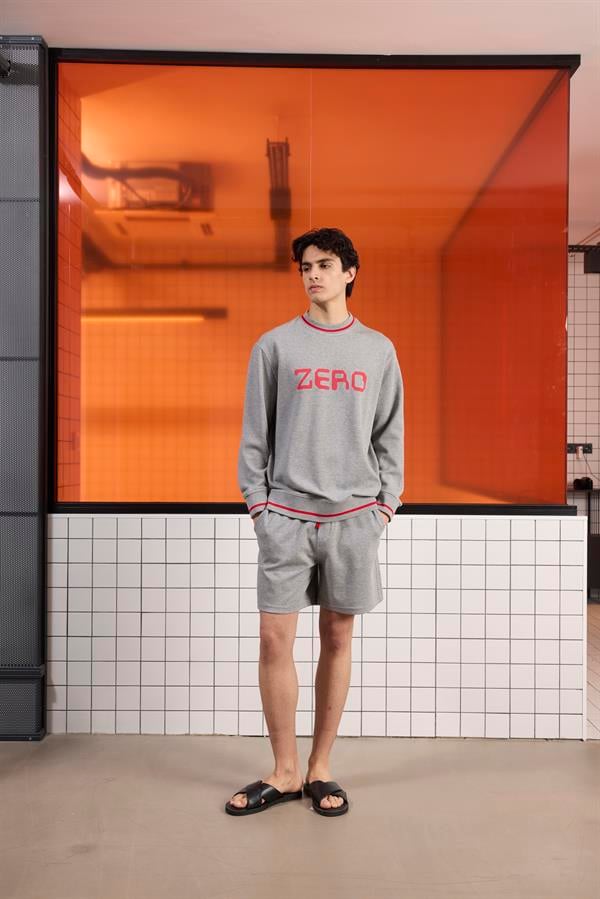 GMG Firenze-Bisiklet Yaka Baskı Detaylı Regular Fit Erkek Sweatshirt-SWEATSHIRT-4-Milagron.com