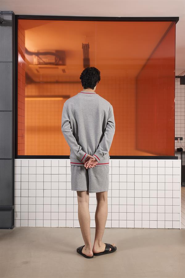 GMG Firenze-Bisiklet Yaka Baskı Detaylı Regular Fit Erkek Sweatshirt-SWEATSHIRT-7-Milagron.com