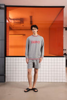 GMG Firenze-Bisiklet Yaka Baskı Detaylı Regular Fit Erkek Sweatshirt-Sweatshirts & Hoodies-1-Milagron.com