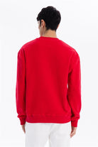 GMG Firenze-Bisiklet Yaka Baskılı %100 Pamuk Polar Erkek Sweatshirt-SWEATSHIRT-5-Milagron.com