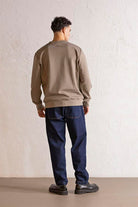 GMG Firenze-Bisiklet Yaka Baskılı Erkek Sweatshirt-SWEATSHIRT-3-Milagron.com