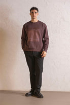 GMG Firenze-Bisiklet Yaka Baskılı Erkek Sweatshirt-Winter'26-1-Milagron.com