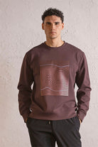 GMG Firenze-Bisiklet Yaka Baskılı Erkek Sweatshirt-Winter'26-4-Milagron.com