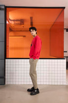 GMG Firenze-Bisiklet Yaka Baskılı Regular Fit Erkek Sweatshirt-SWEATSHIRT-10-Milagron.com