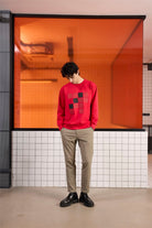 GMG Firenze-Bisiklet Yaka Baskılı Regular Fit Erkek Sweatshirt-Sweatshirts & Hoodies-2-Milagron.com