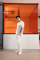GMG Firenze-Bisiklet Yaka Cep Detaylı Oversize Erkek T-Shirt-KISA KOL-2-Milagron.com