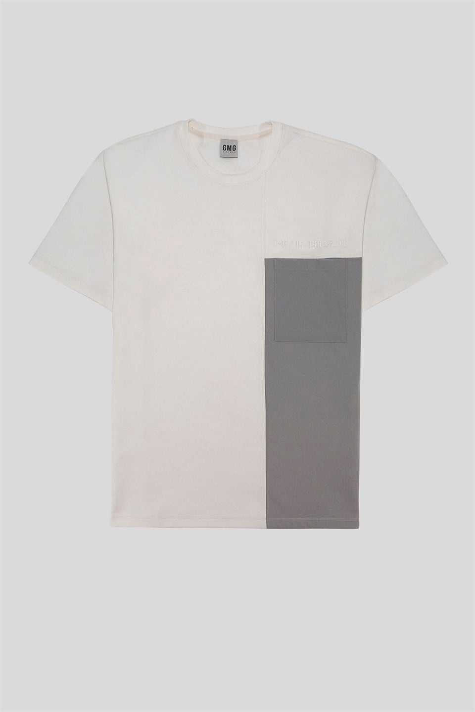 GMG Firenze-Bisiklet Yaka Cep Detaylı Oversize Erkek T-Shirt-KISA KOL-4-Milagron.com