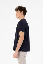 GMG Firenze-Bisiklet Yaka Cepli Modal T-Shirt-T-Shirts-30-Milagron.com