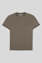 Bisiklet Yaka Çizgi Detaylı Pike T-Shirt