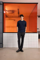 GMG Firenze-Bisiklet Yaka Çizgi Detaylı Triko Erkek Kazak-Kazak & Triko-10-Milagron.com