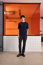 GMG Firenze-Bisiklet Yaka Çizgi Detaylı Triko Erkek Kazak-Kazak & Triko-9-Milagron.com