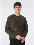 GMG Firenze-Bisiklet Yaka Dalga Baskılı Erkek Sweatshirt-SWEATSHIRT-2-Milagron.com