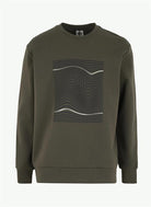 GMG Firenze-Bisiklet Yaka Dalga Baskılı Erkek Sweatshirt-SWEATSHIRT-6-Milagron.com