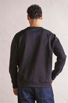 GMG Firenze-Bisiklet Yaka Denim Cepli Erkek Sweatshirt-SWEATSHIRT-5-Milagron.com
