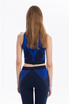 GMG Firenze-Bisiklet Yaka Desenli Midi Top Crop-TOP-10-Milagron.com