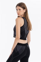 GMG Firenze-Bisiklet Yaka Desenli Midi Top Crop-TOP-2-Milagron.com