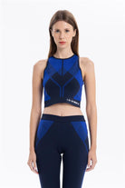 GMG Firenze-Bisiklet Yaka Desenli Midi Top Crop-TOP-6-Milagron.com