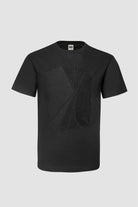 GMG Firenze-Bisiklet Yaka Flok Baskılı T-Shirt-T-Shirts-1-Milagron.com