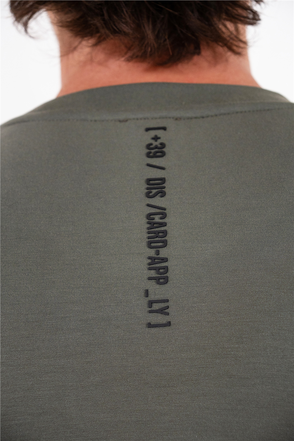 Bisiklet Yaka Garni Cepli Erkek T-Shirt