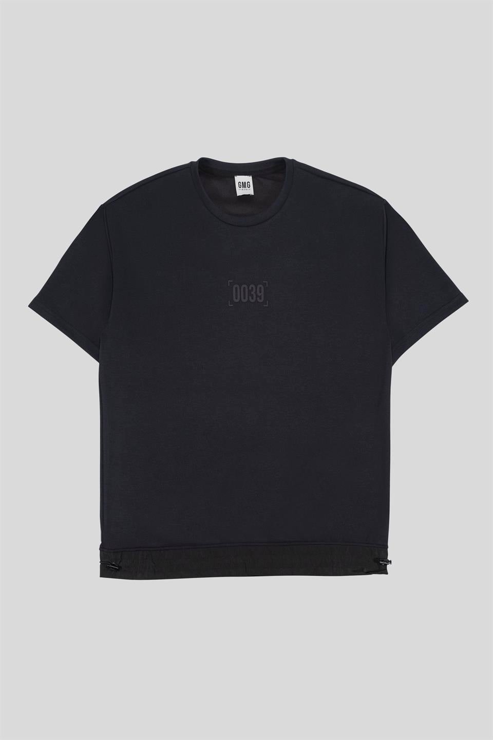 Bisiklet Yaka Garnili Modal Erkek T-Shirt