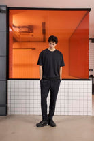 GMG Firenze-Bisiklet Yaka Garnili Modal Erkek T-Shirt-T-Shirts-2-Milagron.com