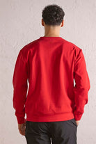 GMG Firenze-Bisiklet Yaka Geometrik Baskılı Erkek Sweatshirt-SWEATSHIRT-7-Milagron.com