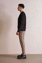 GMG Firenze-Bisiklet Yaka Geometrik Baskılı Erkek Sweatshirt-Winter'26-2-Milagron.com