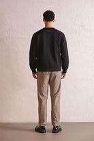 GMG Firenze-Bisiklet Yaka Geometrik Baskılı Erkek Sweatshirt-Winter'26-3-Milagron.com