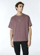 Bisiklet Yaka Gmg Yıldız Baskılı Oversize Erkek T-Shirt