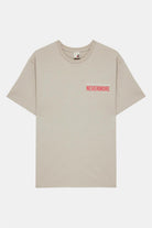 Bisiklet Yaka Göğsü Garni Ve Baskı Detaylı Erkek T-Shirt