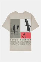 GMG Firenze-Bisiklet Yaka Göğsü Garni Ve Baskı Detaylı T-Shirt-T-Shirts-2-Milagron.com