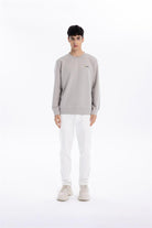 GMG Firenze-Bisiklet Yaka Göğsü Nakış Detaylı Colour Block Baskılı Erkek Sweatshirt-SWEATSHIRT-4-Milagron.com