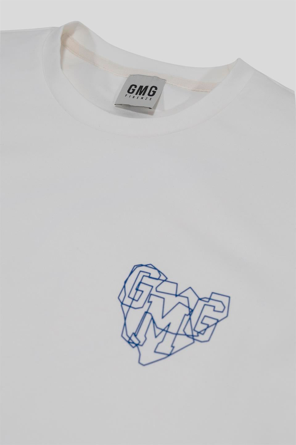 Bisiklet Yaka Göğüs Ve Sırt Baskılı Erkek T-Shirt