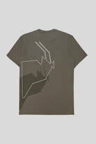 Bisiklet Yaka Göğüs Ve Sırt Baskılı Erkek T-Shirt