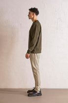 GMG Firenze-Bisiklet Yaka Kabartma Baskılı Erkek Sweatshirt-SWEATSHIRT-2-Milagron.com