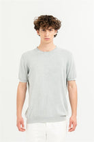 Bisiklet Yaka Kısa Kollu %100 Pamuk Slim Fit Erkek T-Shirt