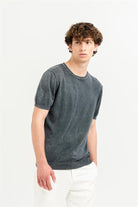 Bisiklet Yaka Kısa Kollu %100 Pamuk Slim Fit Erkek T-Shirt