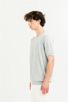 Bisiklet Yaka Kısa Kollu %100 Pamuk Slim Fit Erkek T-Shirt