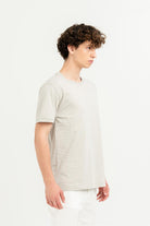 Bisiklet Yaka Kol Ucu Duble %100 Pamuk Slim Fit Erkek T-Shirt