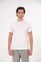 Bisiklet Yaka Kol Ucu Ve Yakası Trikolu Basic Erkek T-Shirt