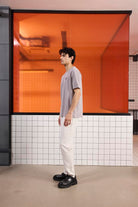 GMG Firenze-Bisiklet Yaka Logo Detaylı Erkek T Shirt-Summer'25-3-Milagron.com